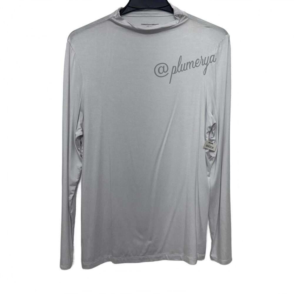 Christian Siriano White Long Sleeve Activewear Top XL